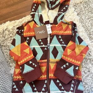 Tea Collection Zip Up Kids Hoodie 12-18  months brand new with tags baby boy